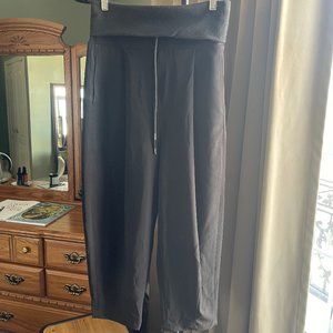 Urban Outfitters Black High Folded Waist Drawstring pants